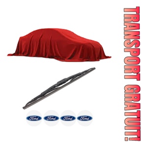 Stergator lamela spate FORD TRANSIT TOURNEO Bus (FC_ _) din 2000 - 2006, pentru luneta auto, Bosch Twin, din cauciuc siliconat rezistent, 4 Stickere Auto FORD