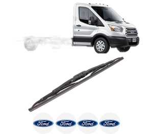Stergator lamela spate FORD TRANSIT V363 Platform/Chassis (FED, FFD) din 2013 - 2024, pentru luneta auto, Bosch Twin, din cauciuc siliconat rezistent, 4 Stickere Auto FORD v32640