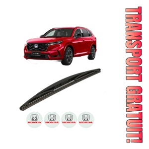 Stergator lamela spate HONDA CR-V VI (RS_, RY_) din 2023, pentru luneta auto, Bosch Twin, din cauciuc siliconat rezistent, 4 Stickere Auto HONDA