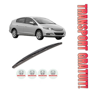 Stergator lamela spate HONDA INSIGHT (ZE_) din 2009, pentru luneta auto, Bosch Twin, din cauciuc siliconat rezistent, 4 Stickere Auto HONDA