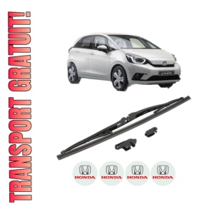 Stergator lamela spate HONDA JAZZ V (GR_, GS_) din 2020, pentru luneta auto, Valeo Silencio, din cauciuc siliconat rezistent, 4 Stickere Auto HONDA