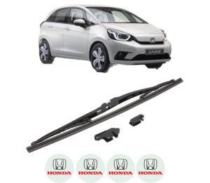 Stergator lamela spate HONDA JAZZ V (GR_, GS_) din 2020, pentru luneta auto, Valeo Silencio, din cauciuc siliconat rezistent, 4 Stickere Auto HONDA v20830