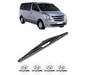 Stergator lamela spate HYUNDAI H-1 Travel (TQ) din 2008, pentru luneta auto, Valeo Silencio, din cauciuc siliconat rezistent, 4 Stickere Auto HYUNDAI v17590