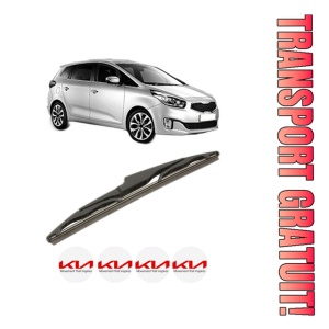 Stergator lamela spate KIA CARENS IV din 2013 - 2016, pentru luneta auto, Bosch Twin, din cauciuc siliconat rezistent, 4 Stickere Auto KIA