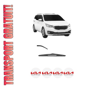 Stergator lamela spate KIA CARNIVAL IV (KA4) din 2021, pentru luneta auto, Valeo Silencio, din cauciuc siliconat rezistent, 4 Stickere Auto KIA