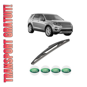 Stergator lamela spate LAND ROVER DISCOVERY SPORT (L550) din 2014, pentru luneta auto, Valeo Silencio, din cauciuc siliconat rezistent, 4 Stickere Auto LAND ROVER