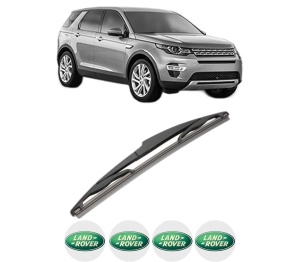 Stergator lamela spate LAND ROVER DISCOVERY SPORT (L550) din 2014, pentru luneta auto, Valeo Silencio, din cauciuc siliconat rezistent, 4 Stickere Auto LAND ROVER v17830