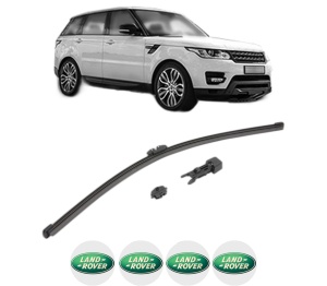 Stergator lamela spate LAND ROVER RANGE ROVER SPORT II (L494) din 2013 - 2022, pentru luneta auto, Valeo HydroConnect, din cauciuc siliconat rezistent, 4 Stickere Auto LAND ROVER v16870