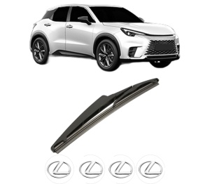Stergator lamela spate LEXUS LBX (_AYH1_, _AYA1_) din 2023, pentru luneta auto, Bosch Twin, din cauciuc siliconat rezistent, 4 Stickere Auto LEXUS v22905