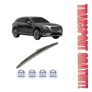 Stergator lamela spate MAZDA CX-9 (TC) din 2016, pentru luneta auto, Bosch Twin, din cauciuc siliconat rezistent, 4 Stickere Auto MAZDA