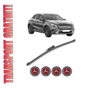 Stergator lamela spate MERCEDES-BENZ GLA-CLASS (X156) din 2013 - 2019, pentru luneta auto, Valeo Silencio Xtrm, din cauciuc siliconat rezistent, 4 Stickere Auto MERCEDES-BENZ