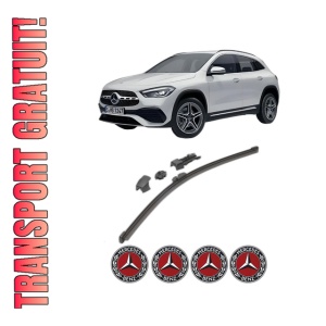 Stergator lamela spate MERCEDES-BENZ GLA (H247) din 2020, pentru luneta auto, Valeo HydroConnect, din cauciuc siliconat rezistent, 4 Stickere Auto MERCEDES-BENZ