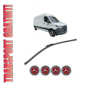 Stergator lamela spate MERCEDES-BENZ SPRINTER 3-t Van (B910) din 2018 - 2025, pentru luneta auto, Valeo Silencio Xtrm, din cauciuc siliconat rezistent, 4 Stickere Auto MERCEDES-BENZ