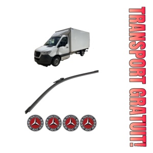 Stergator lamela spate MERCEDES-BENZ SPRINTER 5-t Platform/Chassis (B907) din 2018 - 2021, pentru luneta auto, Bosch Aerotwin, din cauciuc siliconat rezistent, 4 Stickere Auto MERCEDES-BENZ