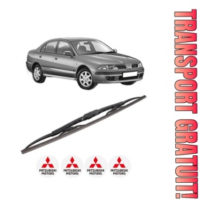 Stergator lamela spate MITSUBISHI CARISMA Saloon (DA_) din 1999 - 2006, pentru luneta auto, Bosch Twin, din cauciuc siliconat rezistent, 4 Stickere Auto MITSUBISHI