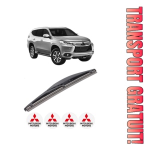 Stergator lamela spate MITSUBISHI PAJERO SPORT III (KS_) din 2015, pentru luneta auto, Bosch Twin, din cauciuc siliconat rezistent, 4 Stickere Auto MITSUBISHI