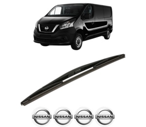 Stergator lamela spate NISSAN NV300 Kombi (X82) din 2016, pentru luneta auto, Bosch Twin, din cauciuc siliconat rezistent, 4 Stickere Auto NISSAN v27685