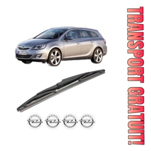 Stergator lamela spate OPEL ASTRA J Sports Tourer (P10) din 2010 - 2015, pentru luneta auto, Bosch Twin, din cauciuc siliconat rezistent, 4 Stickere Auto OPEL
