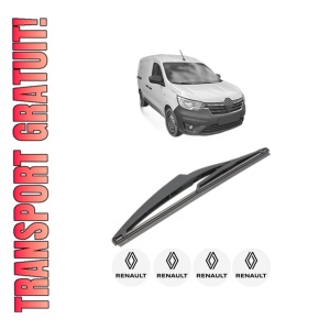 Stergator lamela spate RENAULT EXPRESS Box Body/MPV din 2021, pentru luneta auto, Valeo Silencio, din cauciuc siliconat rezistent, 4 Stickere Auto RENAULT