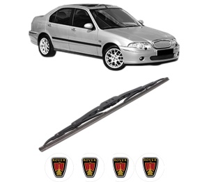 Stergator lamela spate ROVER 45 I Saloon (RT) din 2000 - 2005, pentru luneta auto, Bosch Twin, din cauciuc siliconat rezistent, 4 Stickere Auto ROVER v32040