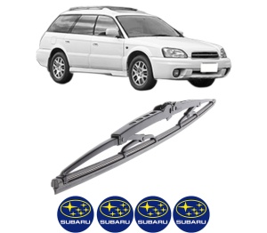 Stergator lamela spate SUBARU LEGACY III Estate (BH) din 1998 - 2003, pentru luneta auto, Bosch Twin, din cauciuc siliconat rezistent, 4 Stickere Auto SUBARU v33300