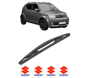 Stergator lamela spate SUZUKI IGNIS III (MF, FF) din 2016, pentru luneta auto, Valeo Silencio, din cauciuc siliconat rezistent, 4 Stickere Auto SUZUKI v18730