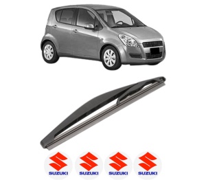 Stergator lamela spate SUZUKI SPLASH (EX) din 2008, pentru luneta auto, Valeo Silencio, din cauciuc siliconat rezistent, 4 Stickere Auto SUZUKI v16690