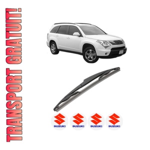 Stergator lamela spate SUZUKI XL7 (DA, DB) din 2006 - 2009, pentru luneta auto, Valeo Silencio, din cauciuc siliconat rezistent, 4 Stickere Auto SUZUKI