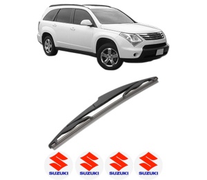 Stergator lamela spate SUZUKI XL7 (DA, DB) din 2006 - 2009, pentru luneta auto, Valeo Silencio, din cauciuc siliconat rezistent, 4 Stickere Auto SUZUKI v17710