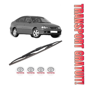 Stergator lamela spate TOYOTA AVENSIS Liftback (_T22_) din 1997 - 2003, pentru luneta auto, Bosch Twin, din cauciuc siliconat rezistent, 4 Stickere Auto TOYOTA