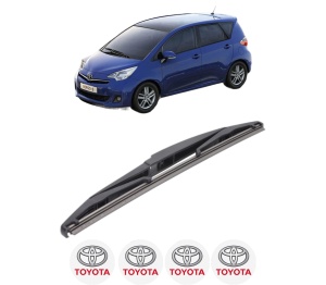 Stergator lamela spate TOYOTA VERSO S (_P12_) din 2010 - 2016, pentru luneta auto, Bosch Twin, din cauciuc siliconat rezistent, 4 Stickere Auto TOYOTA v23935