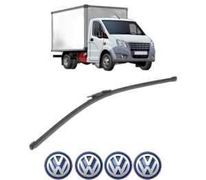 Stergator lamela spate Volkswagen CRAFTER 30-50 Van (2E_) din 2006 - 2016, pentru luneta auto, Valeo Silencio Xtrm, din cauciuc siliconat rezistent, 4 Stickere Auto VW v19510