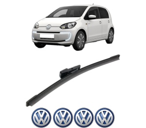 Stergator lamela spate Volkswagen LOAD UP! (121, 122, BL1, BL2) din 2012 - 2020, pentru luneta auto, Bosch Aerotwin, din cauciuc siliconat rezistent, 4 Stickere Auto VW v25030