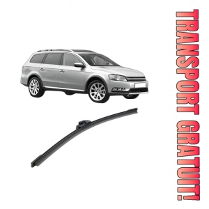 Stergator lamela spate Volkswagen PASSAT ALLTRACK B7 (365) din 2012 - 2014, pentru luneta auto, Bosch Aerotwin, din cauciuc siliconat rezistent, 4 Stickere Auto VW