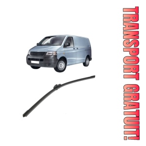 Stergator lamela spate Volkswagen TRANSPORTER T5 Van (7HA, 7HH, 7EA, 7EH) din 2003 - 2015, pentru luneta auto, Bosch Aerotwin, din cauciuc siliconat rezistent, 4 Stickere Auto VW