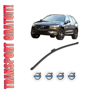 Stergator lamela spate VOLVO XC60 II (246) din 2017 - 2022, pentru luneta auto, Valeo Silencio Xtrm, din cauciuc siliconat rezistent, 4 Stickere Auto VOLVO