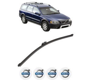 Stergator lamela spate VOLVO XC70 II (136) din 2007 - 2016, pentru luneta auto, Valeo Silencio Xtrm, din cauciuc siliconat rezistent, 4 Stickere Auto VOLVO v19450