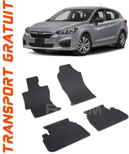 Subaru Impreza V, Hatchback, fabricat din 2017 - Prezent, set covorase auto dedicate, din cauciuc 100% Premium accesorii pentru autoturismul tau - masina v154249