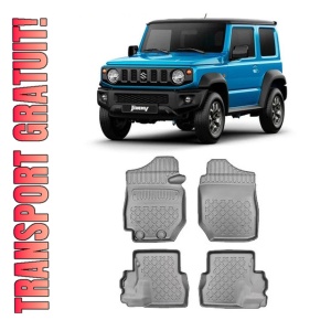 Suzuki Jimny II, Suv, Din 10.2018 - Prezent , Set Covorase Auto Tip Tavita Premium 3D, din cauciuc