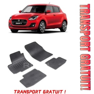 Suzuki Swift, Hatchback, fabricat din 2005 - 08.2010, set covorase auto dedicate, din cauciuc 100% Premium - Transport Gratuit