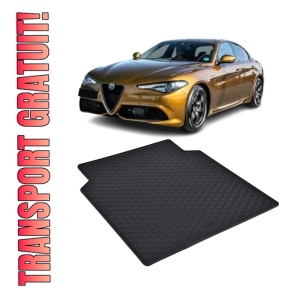 Tavita Portbagaj ALFA Romeo Giulia 4x2, 4x4 2020-prezent, protectie portbagaj, din cauciuc 100%, pentru autoturismul ALFA Romeo Giulia