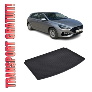 Tavita Portbagaj HYUNDAI I30 Hatchback 2021-prezent, protectie portbagaj, din cauciuc 100%, pentru autoturismul HYUNDAI I30 Hatchback