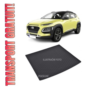 Tavita Portbagaj HYUNDAI Kona 2017-2023, protectie portbagaj, din cauciuc 100%, pentru autoturismul HYUNDAI Kona