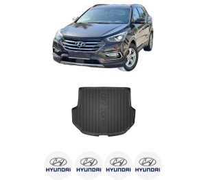 Tavita Portbagaj HYUNDAI SANTA FÉ III (DM, DMA) din 2012-2018, Protectie Portbagaj Auto HYUNDAI - Img 2