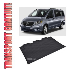 Tavita Portbagaj MERCEDES V XL 8/9 locuri 2014-prezent, protectie portbagaj, din cauciuc 100%, pentru autoturismul MERCEDES V