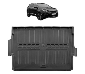 Tavita Portbagaj PEUGEOT 3008 CU PODEA INALTA din 2016, Protectie Portbagaj Auto - Img 2