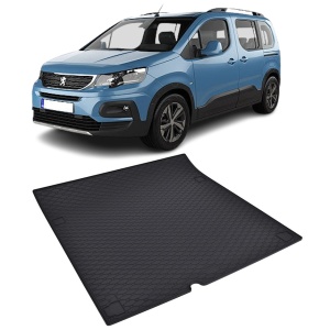 Tavita Portbagaj PEUGEOT Rifter 5 locuri 2019-prezent, protectie portbagaj, din cauciuc 100%, pentru autoturismul PEUGEOT Rifter 5