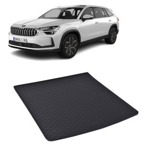 Tavita Portbagaj SKODA Kodiaq 5 locuri 2024-prezent, protectie portbagaj, din cauciuc 100%, pentru autoturismul SKODA Kodiaq 5