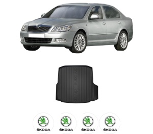 Tavita Portbagaj SKODA Octavia II (1Z3) din 2004-2013, Protectie Portbagaj Auto SKODA - Img 2