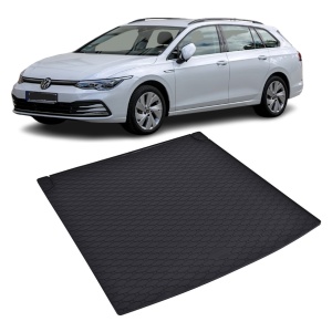 Tavita Portbagaj Volkswagen Golf VIII Variant TGI 2021-prezent, protectie portbagaj, din cauciuc 100%, pentru autoturismul Volkswagen Golf VIII